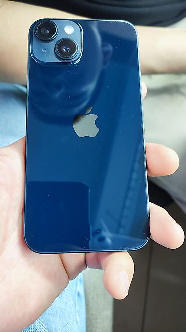 Apple iPhone: IPhone 14, Б/у, 128 ГБ, Синий, Чехол, 89 % — 1