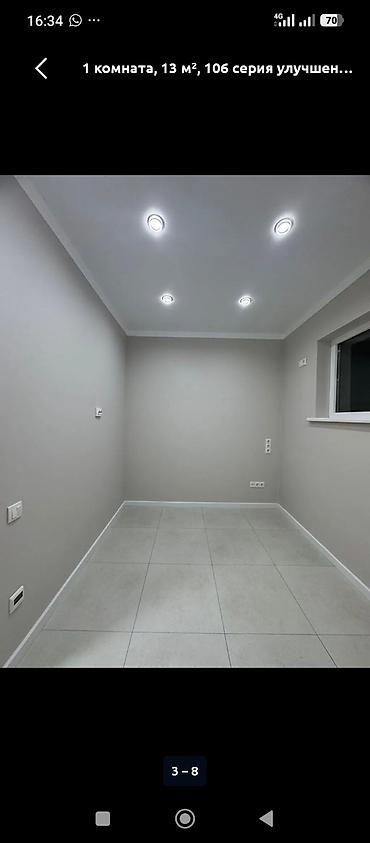 flat osh: 1 комната, 13 м², Цокольный этаж этаж, Евроремонт — 6