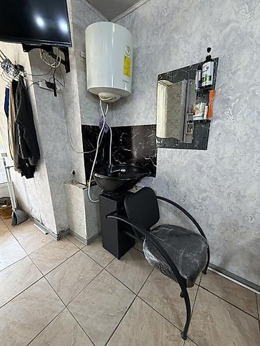 Salon, tibbi mebel: Salon üçün saç yuma bölməsi - Komplekt: saç yuma lavabosu (qara — 1