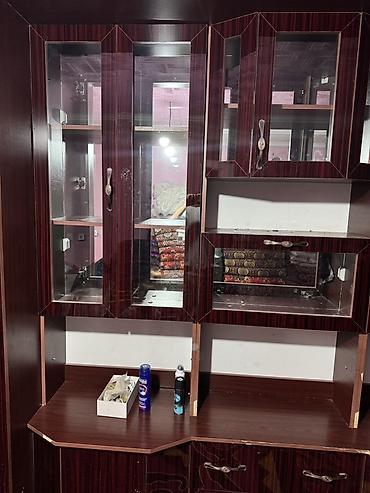 декор для дома: Секция мебели для гостиной/спальни, модульная, с витринными шкафами и — 3