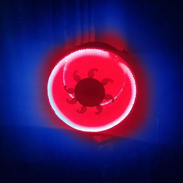 3v adapter: LED işıqlı zurna davulu - Korpus: klassik kəlləvi iplə bərkidilmiş — 3