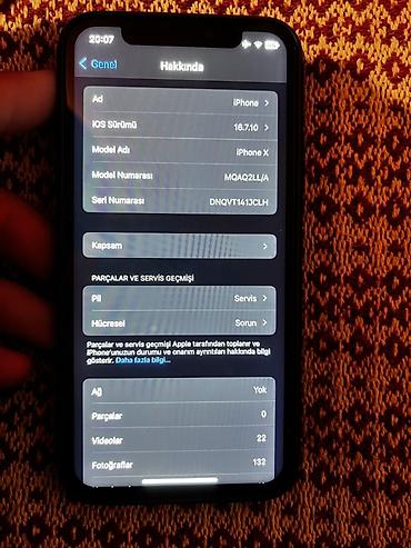 Apple iPhone: IPhone X, 64 GB, Qara, Face ID — 4