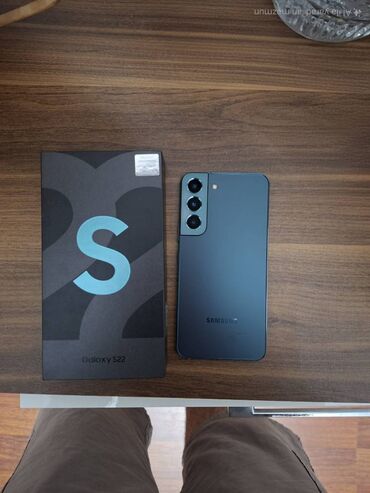 Samsung: Samsung Galaxy S22, 128 GB, rəng - Yaşıl, Sensor, Barmaq izi, Simsiz şarj