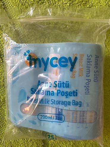 kuşetka satışı: Mycey Ana Südü Saxlama Poşeti – Breast Milk Storage Bag - Tutum: 200 — 1