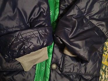 Верхняя одежда: Детская утеплённая куртка с капюшоном - Цвет: тёмно‑синий с — 7