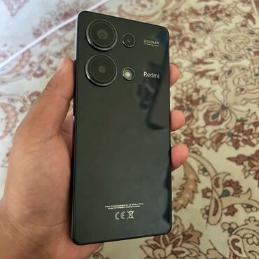 морозильник стол: Redmi, Redmi Note 13 Pro, Колдонулган, 256 ГБ, түсү - Кара, 1 SIM, 2 SIM, eSIM