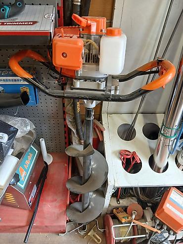 Мотобуры: Бензиновый мотобур (ямобур) для бурения лунок и ям под столбы, сваи — 11