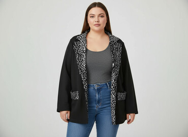 shein odzież wierzchnia plus size: Shein Curve, Кардиган жіночий, розмір 4XL