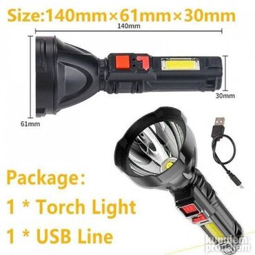 Lov i ribolov: Takticna super jaka baterijska LED lampa 100000lm Karakteristike — 8