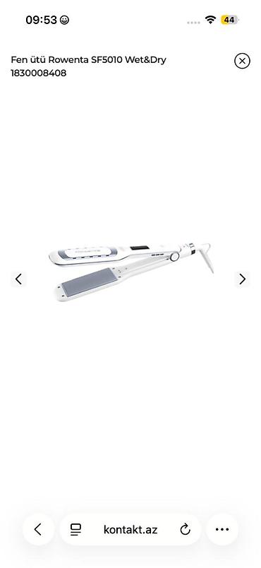 mini utu: Məhsul: Fen ütü Rowenta SF5010 Wet&Dry (1830008408) — 2