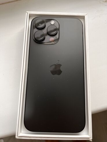 поко х3 nfc: IPhone 14 Pro Max, Колдонулган, 1 ТБ, Кара, Коргоочу айнек, Куту, 82 %