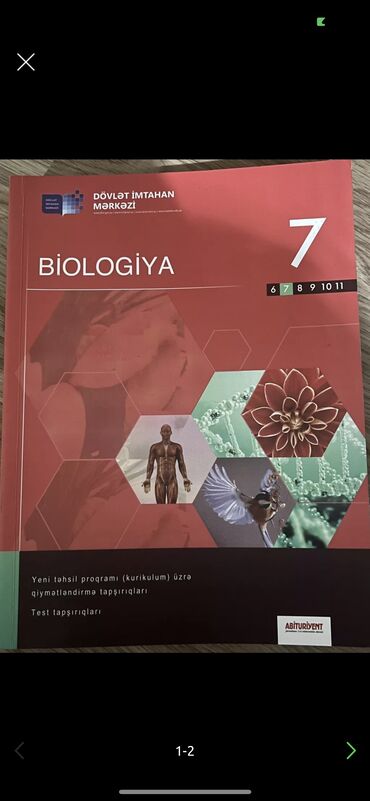 biologiya kitabları: Biologiya 7 test