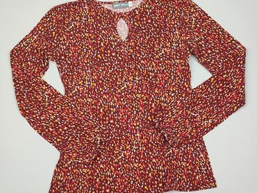 czerwona eleganckie bluzki: Bluzka Damska, L, stan - Dobry