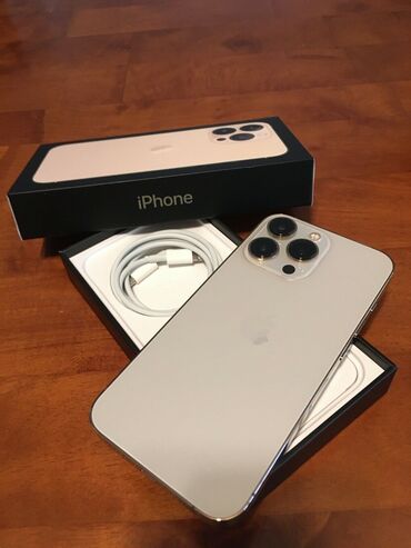 Apple iPhone: IPhone 13 Pro, 128 GB, Matte Gold, Face ID