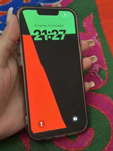 скупка аккумуляторов цена: IPhone 13 Pro, Колдонулган, Коргоочу айнек, Каптама, 77 %