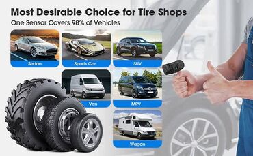 Digər datçik, sensor, qoruyucuların növləri: Launch tpms təkər sensoru spesifikasiya: i̇şləmə tezliyi: 315 mhz — 3