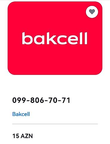 SİM-kartlar: Açıqlama: Xəzər Telecom mağazasında Bakcell Nar Azercell 055, 099 — 12