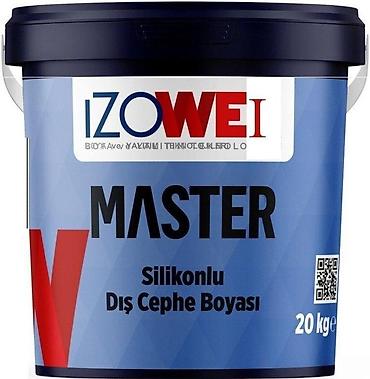 Divar üçün boyalar: Fasad boyası "Master"Master silikonlu xarici fasad boyası 3,5kg İZOWER — 1