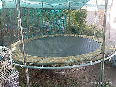 стулья детские для кормления: Уличный круглый батут с защитной сеткой. Прыгун. - Диаметр — 1