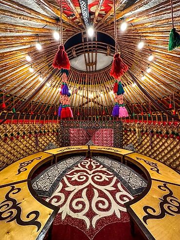 Аренда юрт: Аренда юрты, Каркас Деревянный, 85 баш, Казан, Посуда, С полом — 5