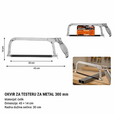 KMT Čelika testera 9364296 Univerzalna čelična testera namenjena za