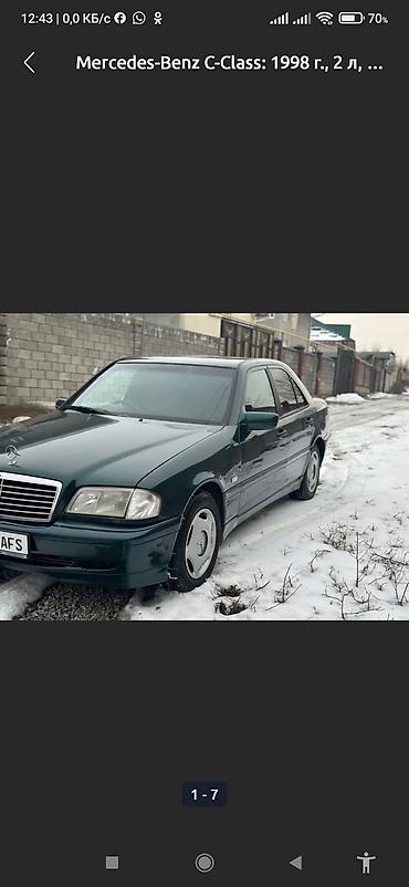 volkswagen golf 1: Mercedes-Benz C-Class: 1998 г., 2 л, Автомат, Бензин, Седан — 1