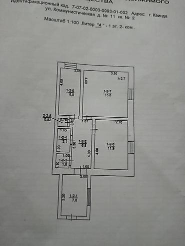 квадратный метр: 2 комнаты, 68 м², 106 серия улучшенная, 1 этаж, Старый ремонт — 2