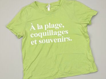 t shirty zielone: T-shirt, H&M, XS (EU 34), condition - Good