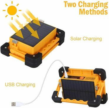 Ostali kućni aparati: Solarna Punjiva LED lampa Lampa snage 60W. Puni se do 8 sati može da — 2