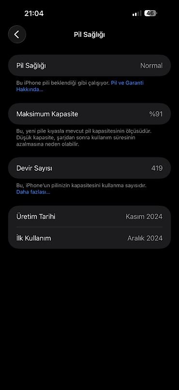 Apple iPhone: IPhone 16 Pro Max, 256 GB, White Titanium, Simsiz şarj — 7