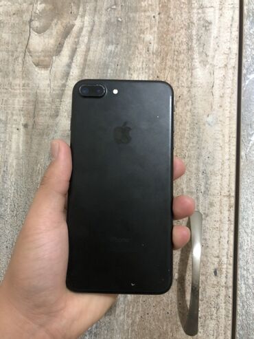 чехол на айфон 7 телефон: IPhone 7 Plus, Колдонулган, 128 ГБ, Кара, Каптама, Кабель