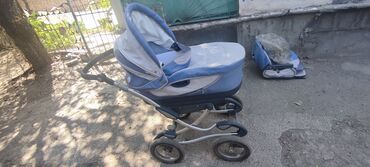 Коляски: Коляска, цвет - Голубой, Б/у — 6