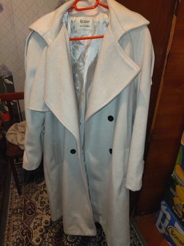 qadın qış paltoları: Palto L (EU 40), rəng - Bej