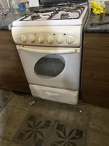 Qaz sobası və ocaq – 50 sm eni olan, müstəqil tip - 4 gözlü qaz