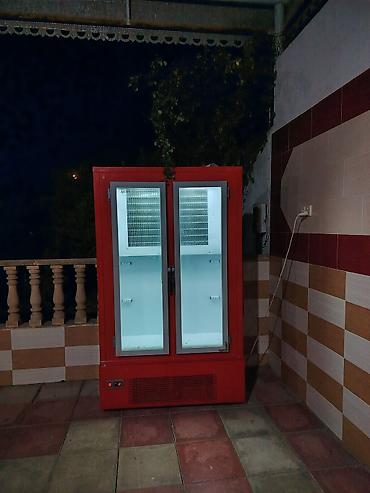 kompressor balonu: İki qapılı vitrin soyuducu - Rəng: qırmızı korpus, şüşə ön qapılar - — 2