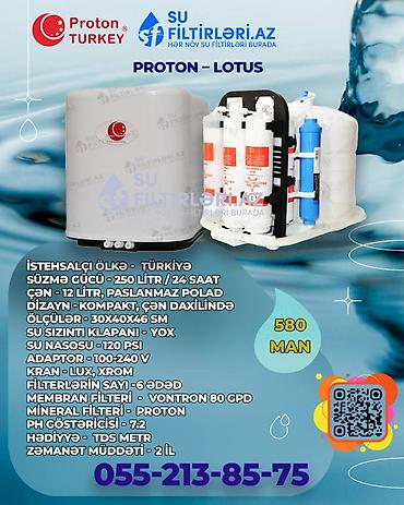ortimax su filteri: Məişət su filtrləri. Türkiyənin Praton markası. Çatdırılma və — 3