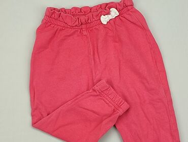 legginsy pudrowy róż: Sweatpants, 12-18 months, condition - Good