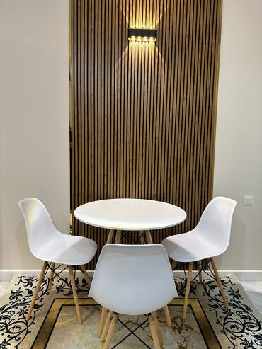 Кухонные столы и стулья: Кухонный стол и стул, Новый, Платная доставка, цвет - Белый — 7