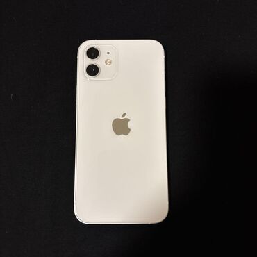 новый айфон 12: IPhone 12, Колдонулган, 128 ГБ, Ак, Кулакчындар, 75 %