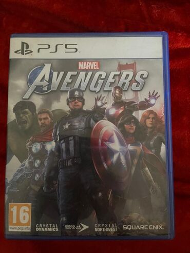 купить игры на ps5: Приключенческая игра Marvel's Avengers для PlayStation 5. Обложка