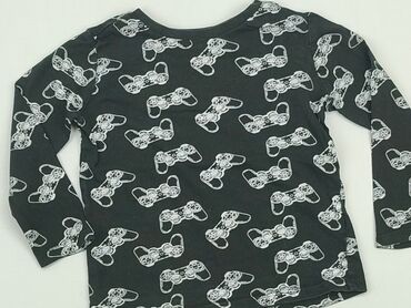 czarna bluzka koronkowa ze stójką: Блузка, SinSay, 2-3 р., 92-98 см, стан - Дуже гарний