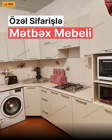 3d saat: Özəl sifarişlə hazırlanmış mətbəx mebeli - Dizayn: Lakonik və minimal — 1