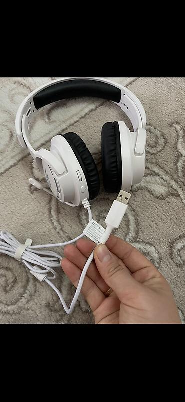 защита экрана: Проводные игровые наушники DEXP GS-520, белые ОСТАЛОСЬ 2 шт Состояние — 5
