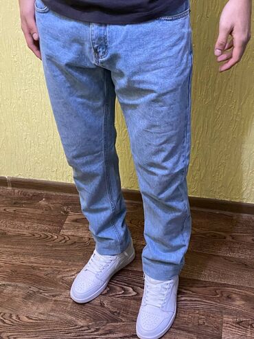 мужские камуфляжные джинсы: Джинсы цвет - Синий