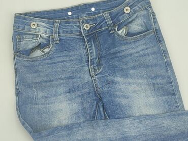 jeansy damskie ze ściągaczami: Jeans, M (EU 38), condition - Good