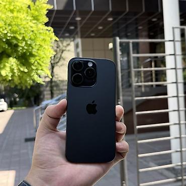 IPhone 16 Pro, Колдонулган, 256 ГБ, Black Titanium, Коргоочу айнек, 87 %