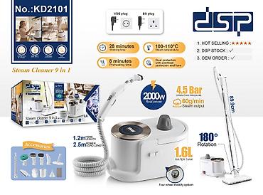 utulər: №: 2324 Məhsulun adı: Buxar təmizləyicisi DSP KD 2101, ağ Brend: DSP — 1