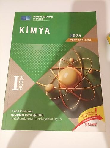 Digər kitablar və jurnallar: Kimya toplu 2025. Yeni. 8 AZN. İçi yazılı deyil — 1