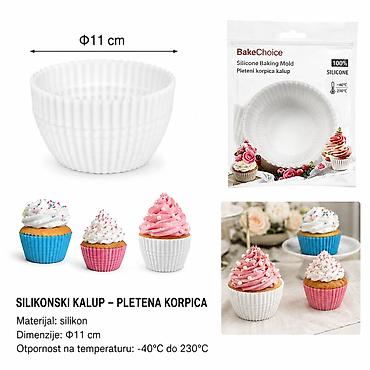KMT Beli korpice za mafine – papirna čaša Praktične korpice za