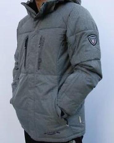 Zimske jakne: Muška zimska jakna – siva, sa kapuljačom - Topla, podstavljena zimska — 18